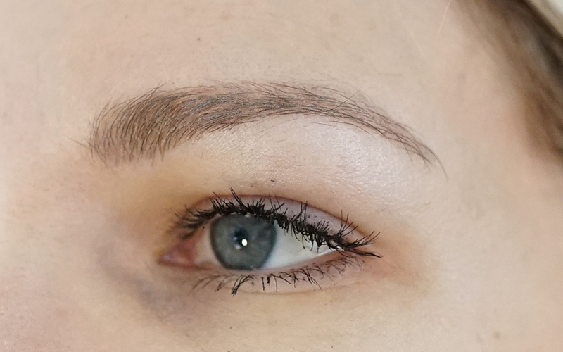 12 months after microblading